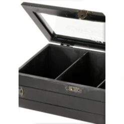 Excellent Houseware Theedoos Hout Met 3 Vakken -Keuken Gerelateerd 101 1395 4 1