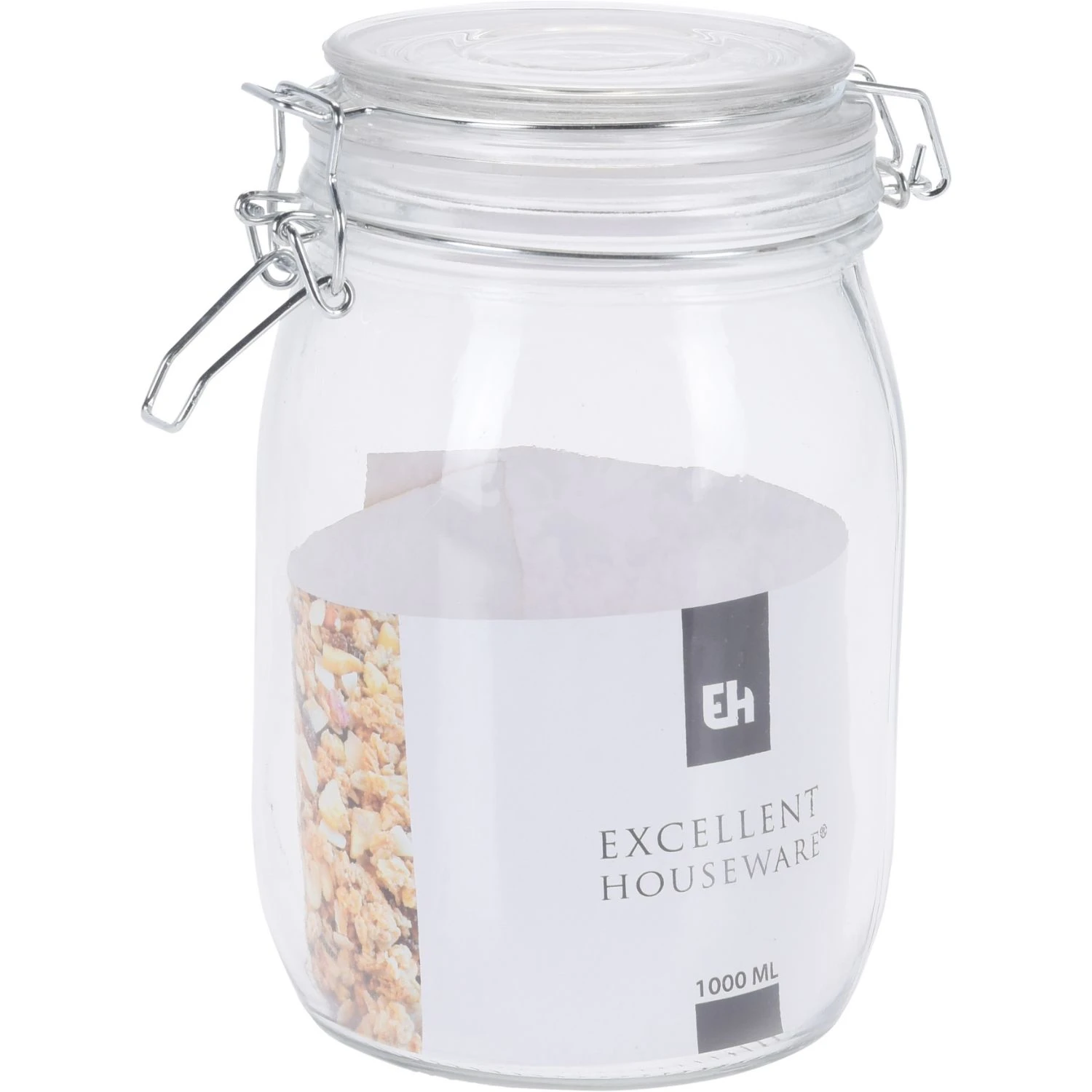 Excellent Houseware Voorraadpot Met Deksel 1 L 3 Excellent Houseware Voorraadpot Met Deksel 1 L