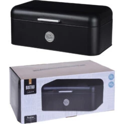 Excellent Houseware Broodtrommel Metaal Zwart42 X 22 X 16 Cm 7 Excellent Houseware Broodtrommel Metaal Zwart42 X 22 X 16 Cm -Keuken Gerelateerd 101 1970 3 1