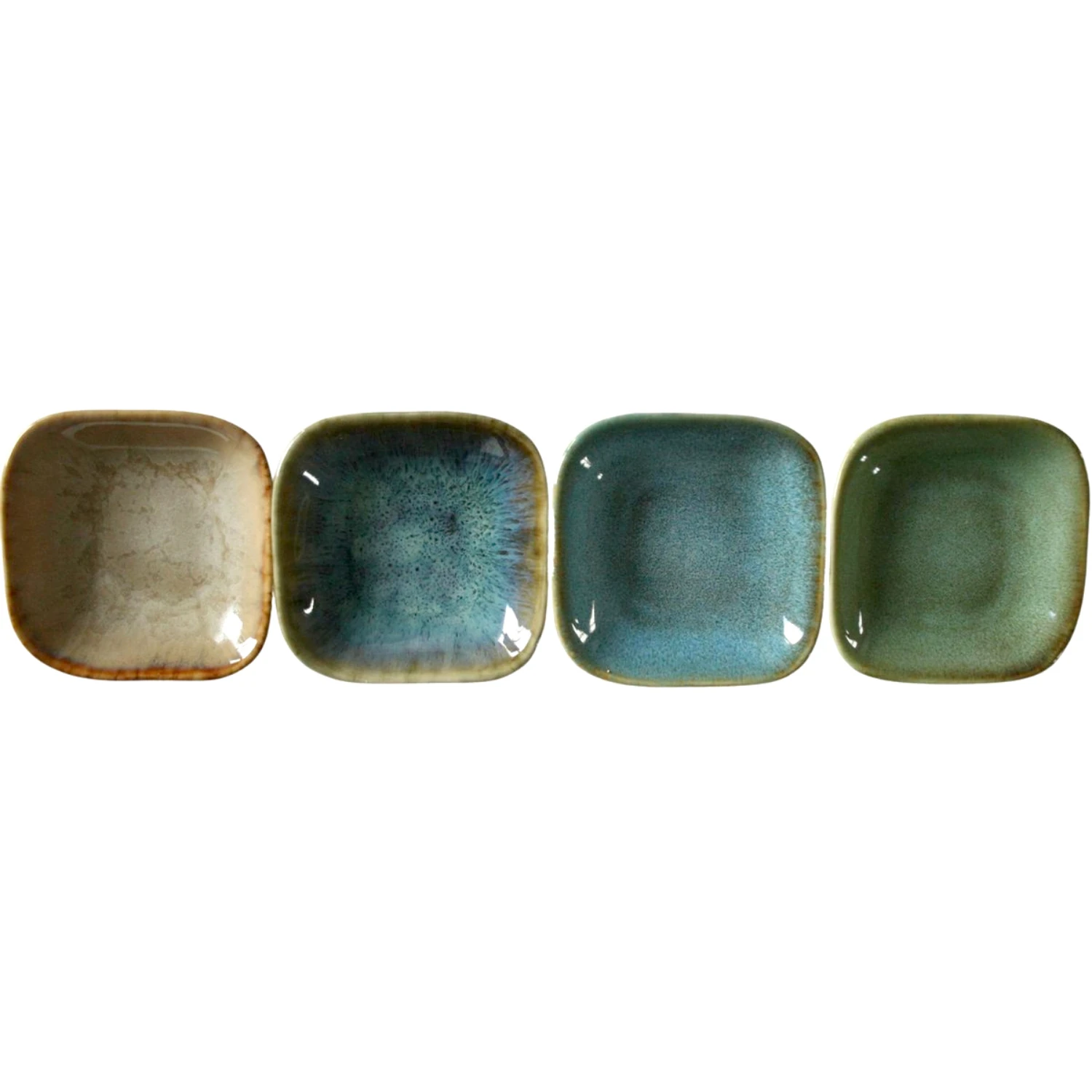 Excellent Houseware Snackschaaltjes Rustiek 4 Stuks 3 Assorti 4 Excellent Houseware Snackschaaltjes Rustiek 4 Stuks 3 Assorti - Afbeelding 2