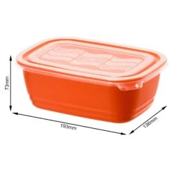 Rotho Magnetrondoos 1 L ECO Papaya Rood -Keuken Gerelateerd 101 2633 1 2