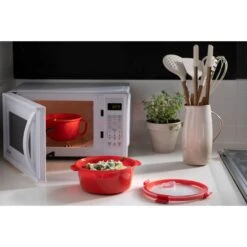 Curver Smart Magnetron Eco Vershoudbakje 1,6 L Rond Rood 7 Curver Smart Magnetron Eco Vershoudbakje 1,6 L Rond Rood -Keuken Gerelateerd 101 3117 3 1