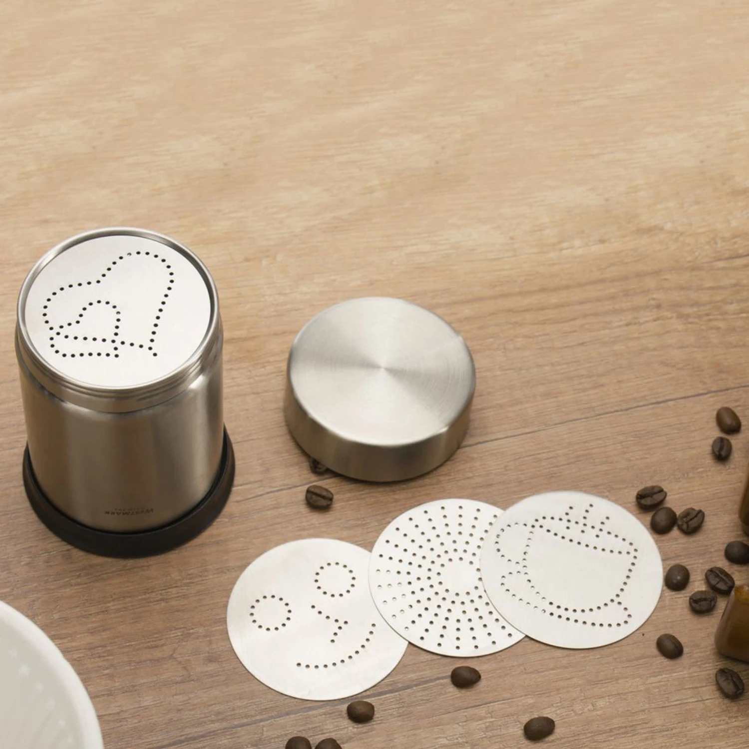 Westmark Cappuccino Cacao Strooier Rvs 7 Westmark Cappuccino Cacao Strooier Rvs - Afbeelding 5