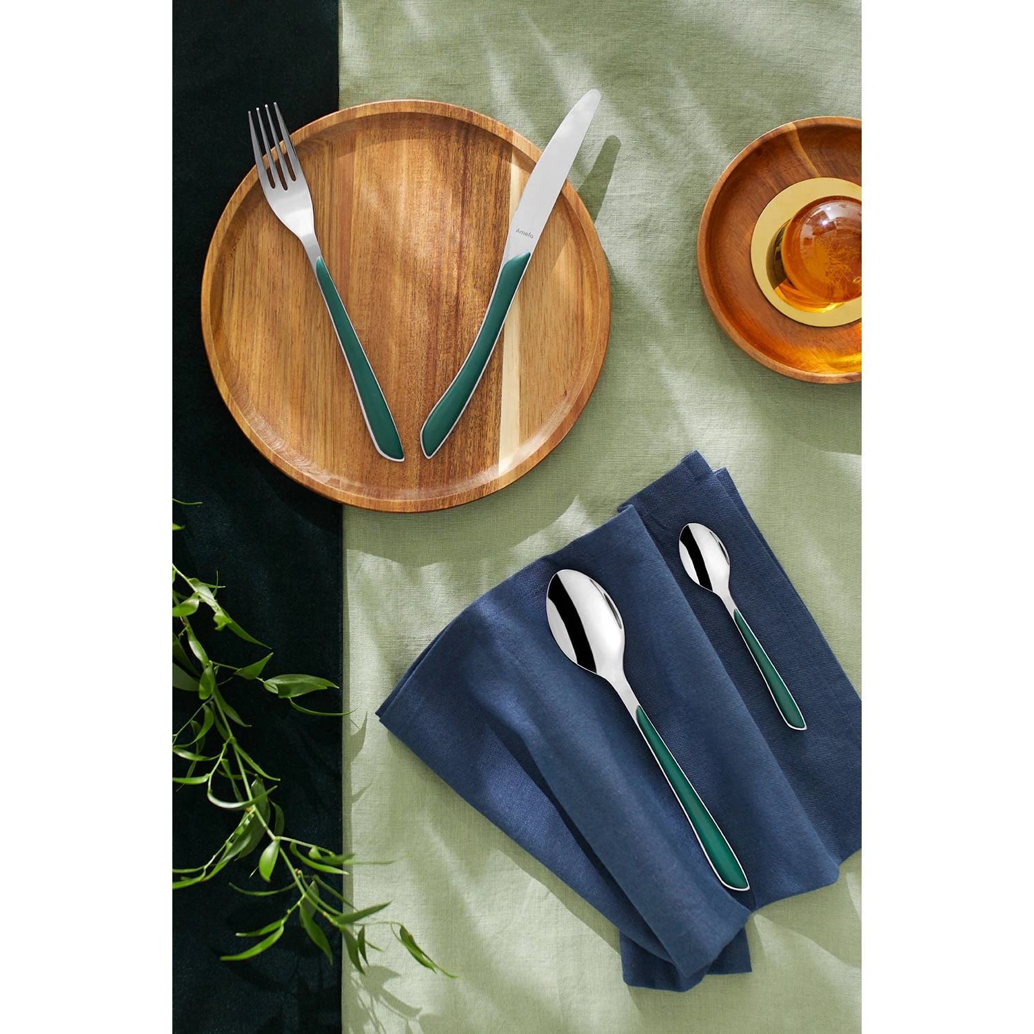 Amefa Bestekset Eclat 24 Delig Grey 4 Amefa Bestekset Eclat 24 Delig Grey - Afbeelding 2