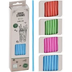 Rietjes Plastic 50 Stuks Assorti Kleur -Keuken Gerelateerd 102 4890 1