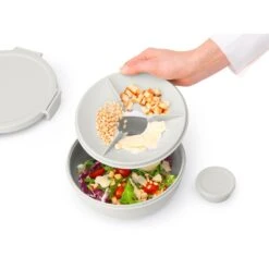 Brabantia Make En Take Salade Lunchkom 1,3 Liter Lichtgrijs 11 Brabantia Make En Take Salade Lunchkom 1,3 Liter Lichtgrijs -Keuken Gerelateerd 102 6368 4 1