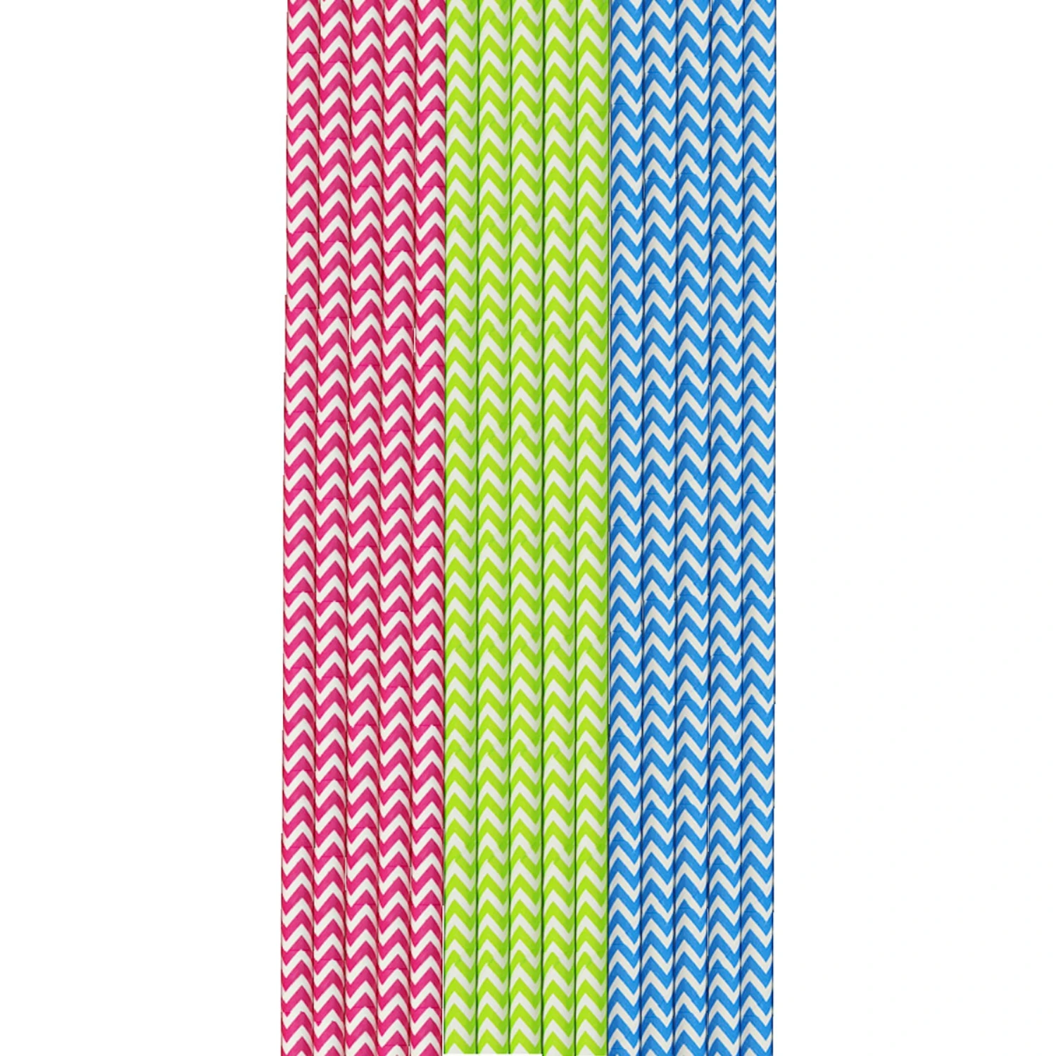 Rietjes, Party 50 Stuks Papier 3 Rietjes, Party 50 Stuks Papier