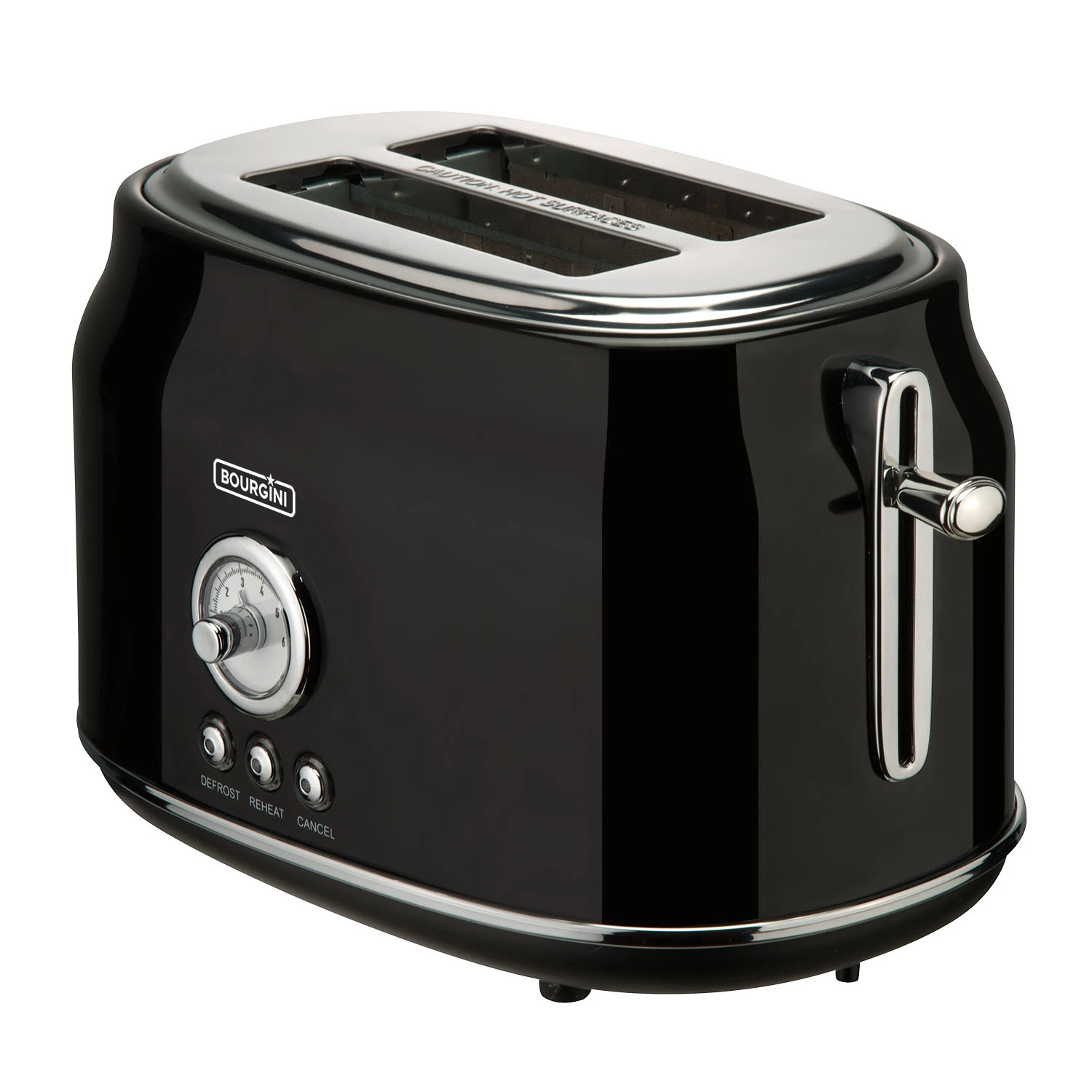 Bourgini Retro Toaster Black 3 Bourgini Retro Toaster Black
