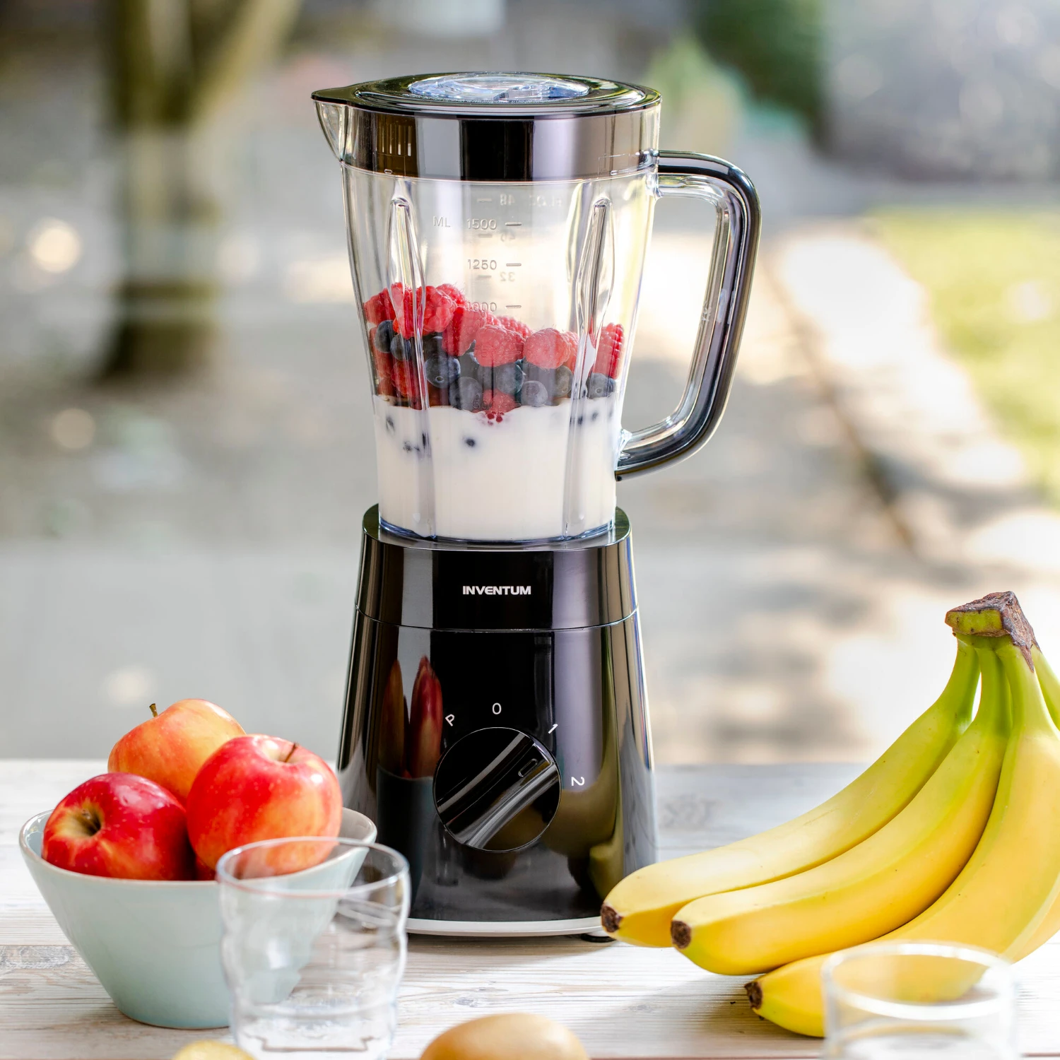 Inventum Blender NB450B 1,5 L 500W Zwart 4 Inventum Blender NB450B 1,5 L 500W Zwart - Afbeelding 2