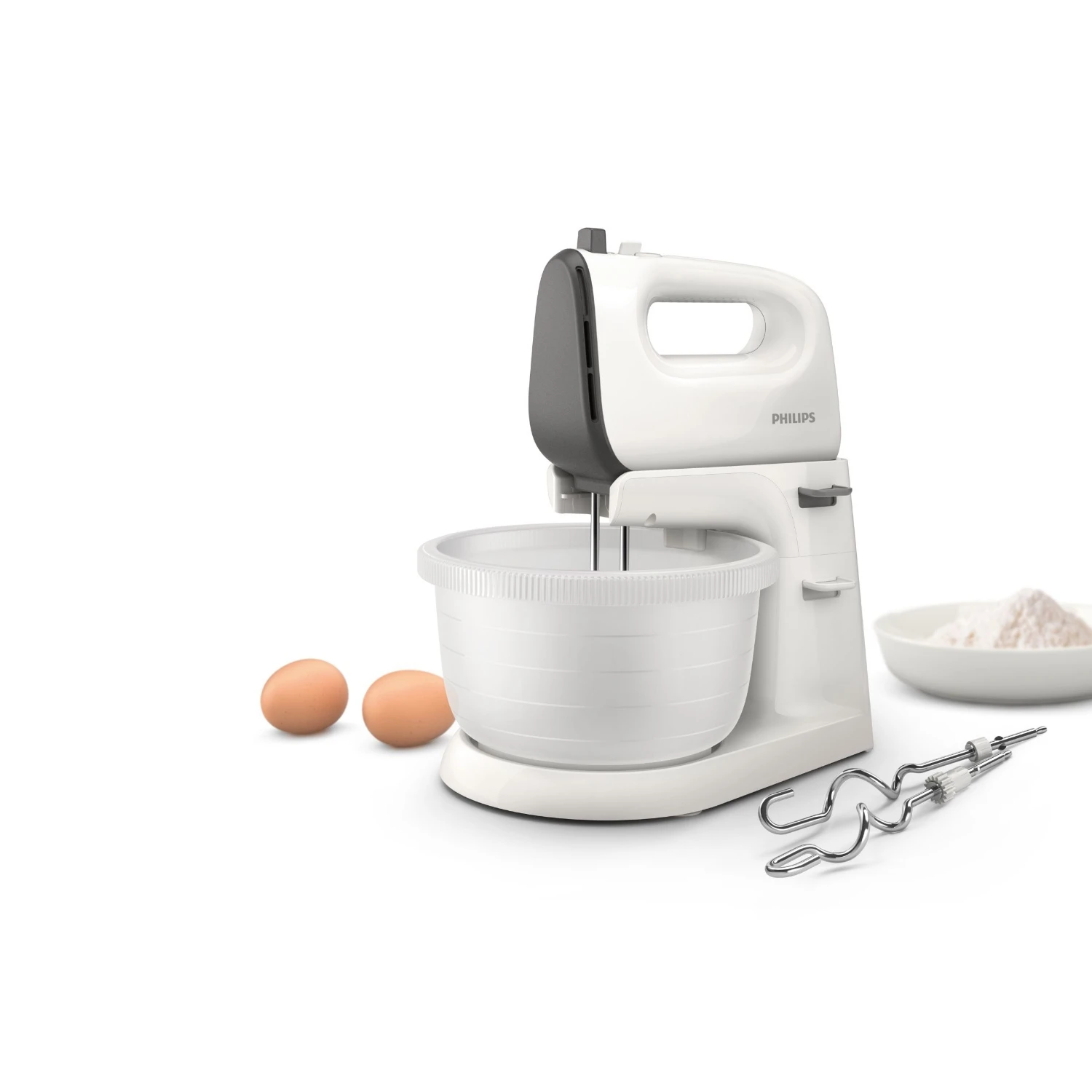 Philips Handmixer Met Mengkom HR3745/00 4 Philips Handmixer Met Mengkom HR3745/00 - Afbeelding 2