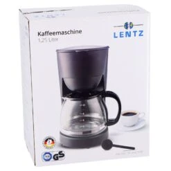 Koffiezetapparaat 1,25L Zwart 750W -Keuken Gerelateerd bb7a545f64dcbc170ce5ff023bb39618